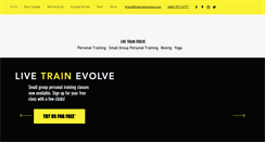 Desktop Screenshot of livetrainevolve.com